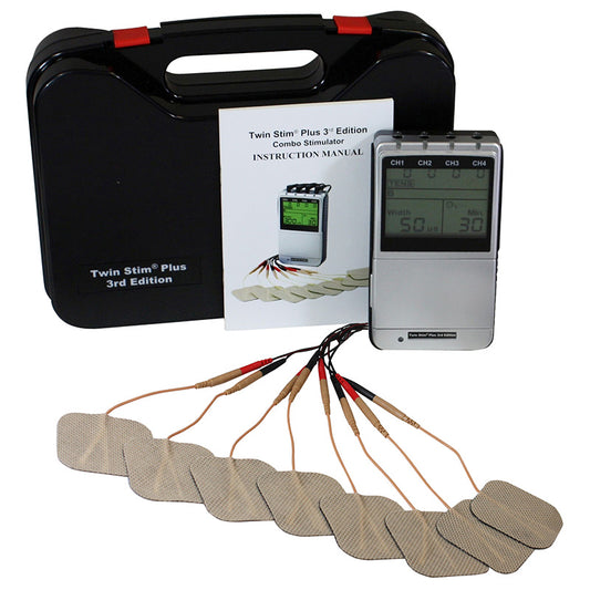 Electroestimulador Twin Stim Plus 3era Edición Corrientes TENS EMS IF RUSAS