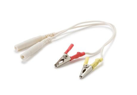 Caimanes para electro puncion  1 par Cola de raton  TENS