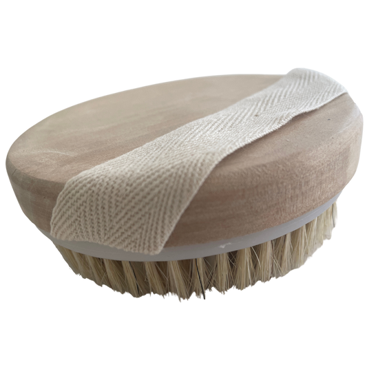 Cepillo de Madera y Bambu para Masaje Celulitis con Agarradera Body  Face